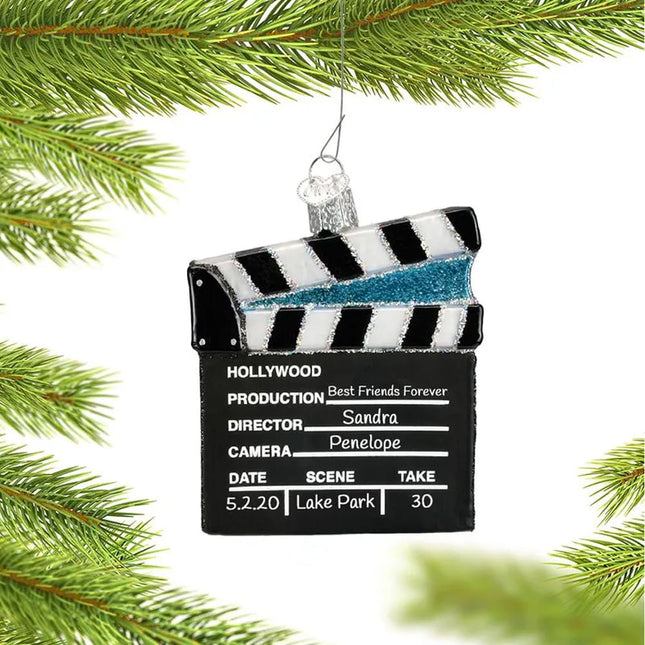 keepsake personalized director's board christmas ornament – Christmas ornament, holiday tree decoration or gift