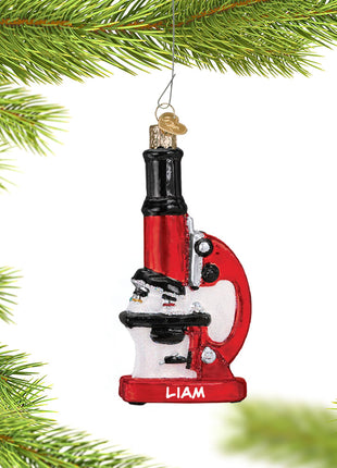 Microscope Ornament  by OLD WORLD CHRISTMAS Ornament