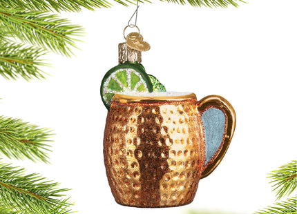holiday personalized moscow mule christmas ornament – Christmas ornament, holiday tree decoration or gift