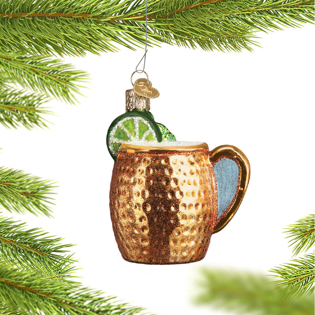 holiday personalized moscow mule christmas ornament – Christmas ornament, holiday tree decoration or gift