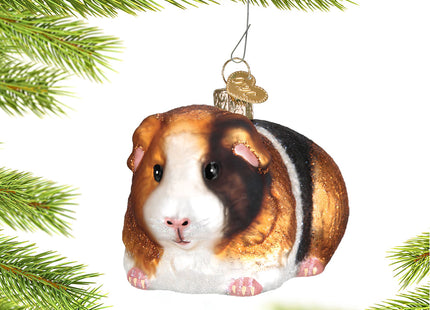 custom personalized pet guinea pig christmas ornament – Christmas ornament, holiday tree decoration or gift