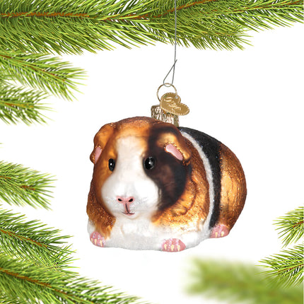 custom personalized pet guinea pig christmas ornament – Christmas ornament, holiday tree decoration or gift
