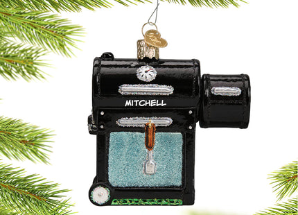 personalized personalized bbq smoker christmas ornament – Christmas ornament, holiday tree decoration or gift