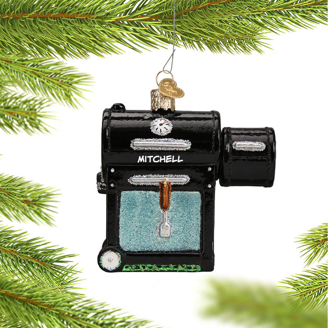 personalized personalized bbq smoker christmas ornament – Christmas ornament, holiday tree decoration or gift