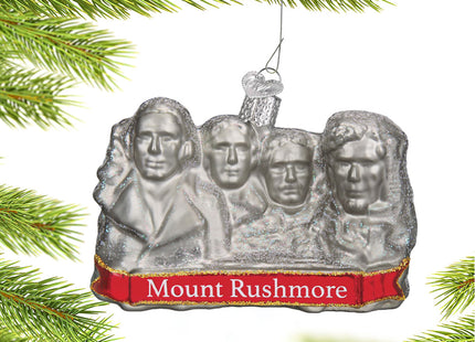 custom personalized mount rushmore christmas ornament – Christmas ornament, holiday tree decoration or gift