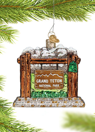 Grand Teton National Park Ornament  by OLD WORLD CHRISTMAS Ornament