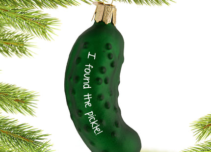 personalized personalized pickle christmas ornament – Christmas ornament, holiday tree decoration or gift