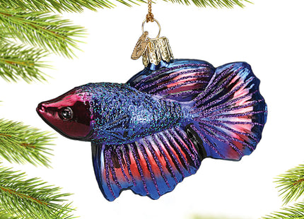 personalized betta fish christmas ornament – Christmas ornament, holiday tree decoration or gift