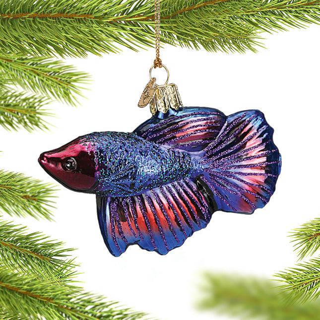 personalized betta fish christmas ornament – Christmas ornament, holiday tree decoration or gift