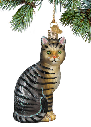 Tabby Cat Ornament  by OLD WORLD CHRISTMAS Ornament