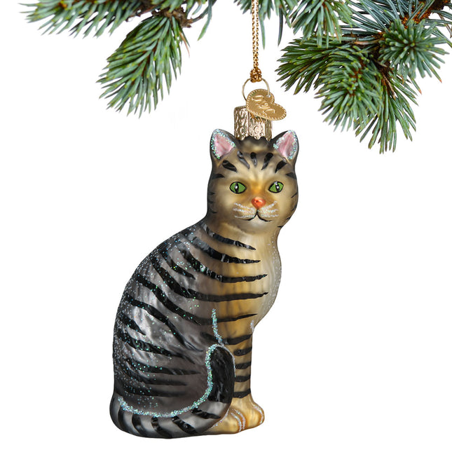 Tabby Cat Ornament