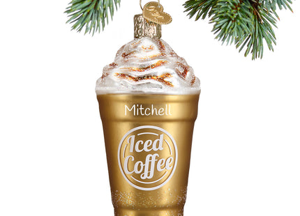 decorative personalized blended coffee christmas ornament – Christmas ornament, holiday tree decoration or gift