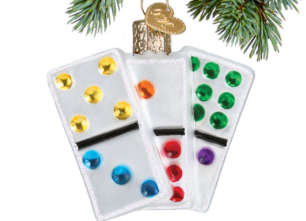 decorative dominos christmas ornament – Christmas ornament, holiday tree decoration or gift