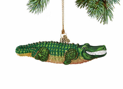decorative alligator christmas ornament – Christmas ornament, holiday tree decoration or gift