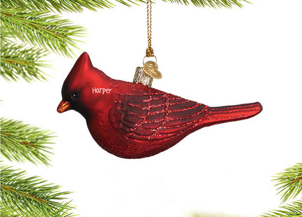 keepsake personalized northern cardinal christmas ornament – Christmas ornament, holiday tree decoration or gift