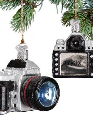 Glass Camera Ornament  by OLD WORLD CHRISTMAS Ornament
