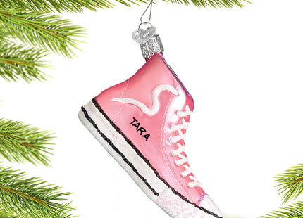 holiday personalized high top sneaker christmas ornament – Christmas ornament, holiday tree decoration or gift