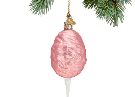 engraved cotton candy christmas ornament – Christmas ornament, holiday tree decoration or gift