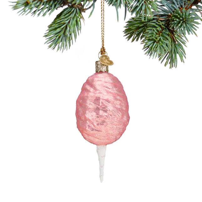 engraved cotton candy christmas ornament – Christmas ornament, holiday tree decoration or gift