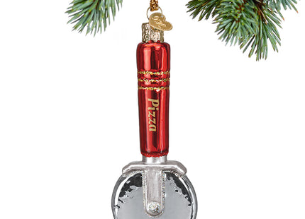 decorative personalized pizza cutter christmas ornament – Christmas ornament, holiday tree decoration or gift