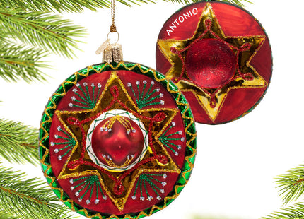 personalized personalized sombrero christmas ornament – Christmas ornament, holiday tree decoration or gift
