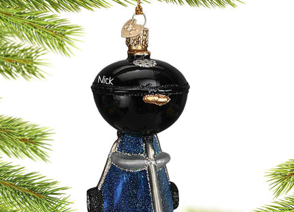 engraved personalized classic barbecue grill christmas ornament – Christmas ornament, holiday tree decoration or gift