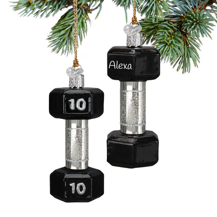 Dumbbell Ornament