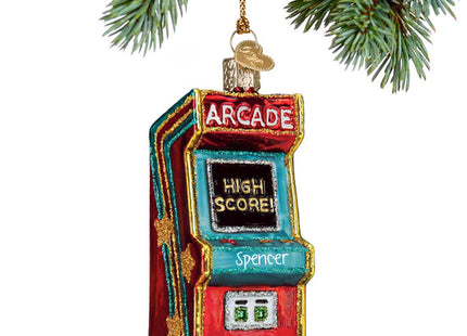 holiday personalized arcade game christmas ornament – Christmas ornament, holiday tree decoration or gift