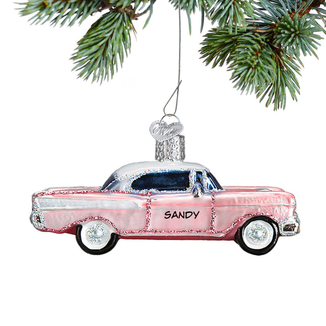keepsake personalized classic car christmas ornament – Christmas ornament, holiday tree decoration or gift