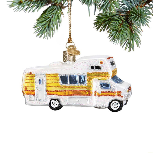 personalized personalized classic motorhome christmas ornament – Christmas ornament, holiday tree decoration or gift