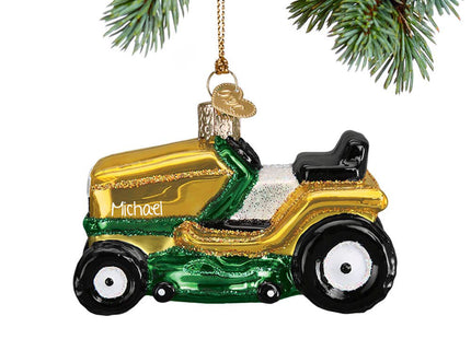 keepsake personalized riding lawn mower christmas ornament – Christmas ornament, holiday tree decoration or gift