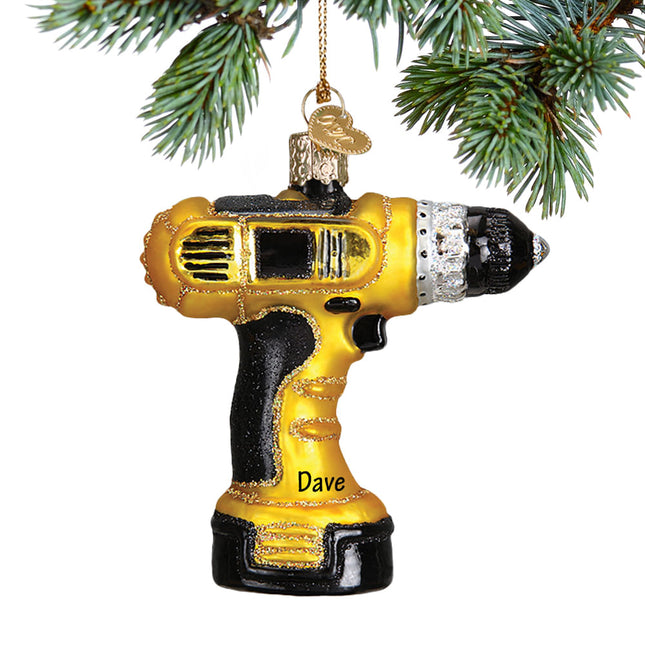Power Drill Christmas Ornament