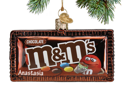 keepsake personalized m&ms christmas ornament – Christmas ornament, holiday tree decoration or gift