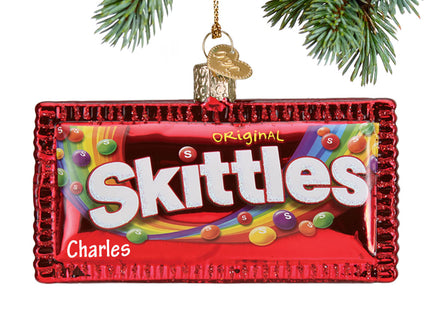 holiday personalized skittles christmas ornament – Christmas ornament, holiday tree decoration or gift