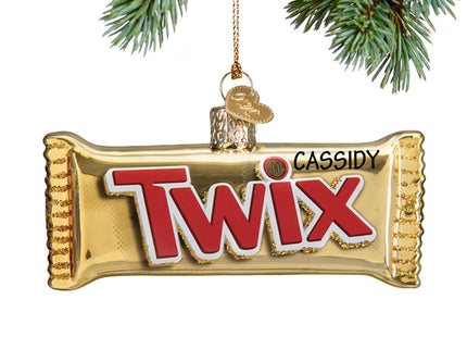 custom personalized twix christmas ornament – Christmas ornament, holiday tree decoration or gift