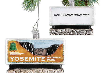 keepsake personalized yosemite christmas ornament – Christmas ornament, holiday tree decoration or gift