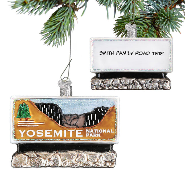 keepsake personalized yosemite christmas ornament – Christmas ornament, holiday tree decoration or gift