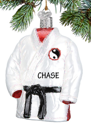 Glass Karate Ornament Ornament  by OLD WORLD CHRISTMAS Ornament