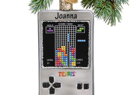 holiday personalized tetris christmas ornament – Christmas ornament, holiday tree decoration or gift