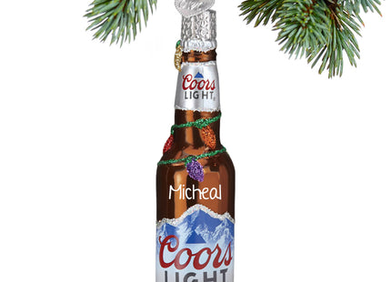 personalized personalized coors light christmas ornament – Christmas ornament, holiday tree decoration or gift