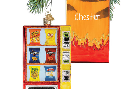keepsake personalized frito lay chip vending machine christmas ornament – Christmas ornament, holiday tree decoration or gift