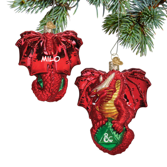holiday personalized dungeons dragon christmas ornament – Christmas ornament, holiday tree decoration or gift