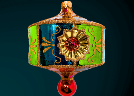 Palazzo Paradiso Glass Christmas Ornament