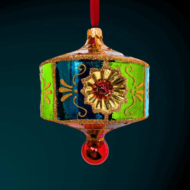 Palazzo Paradiso Glass Christmas Ornament