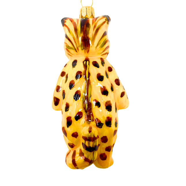 Perry Bengal Cat Glass Ornament