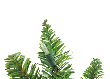 Prelit Slim Pencil Spruce Christmas Tree with Warm White Lights