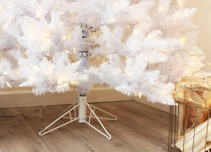 Prelit White Spruce Tree