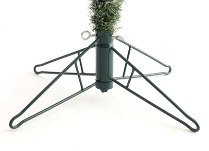 Prelit Slim Snow Flocked Christmas Tree with Warm White Lights