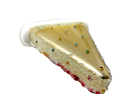 Supreme Pizza Slice Polish Glass Ornament