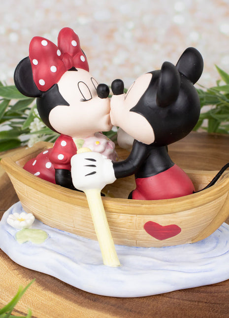 Precious Moments We Will Never Drift Apart Disney Mickey And Minnie Christmas Tabletop Ornament  by PRECIOUS MOMENT Ornament
